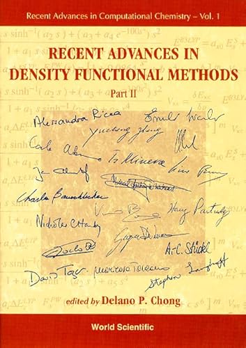 Beispielbild fr Recent Advances in Density Functional Methods (Recent Advances in Computational Chemistry Vol. 1, Part II) zum Verkauf von Zubal-Books, Since 1961