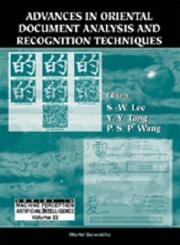 Beispielbild fr Advances in Oriental Document Analysis and Recognition Techniques (Machine Perception and Artificial Intelligence) zum Verkauf von BOOKWEST