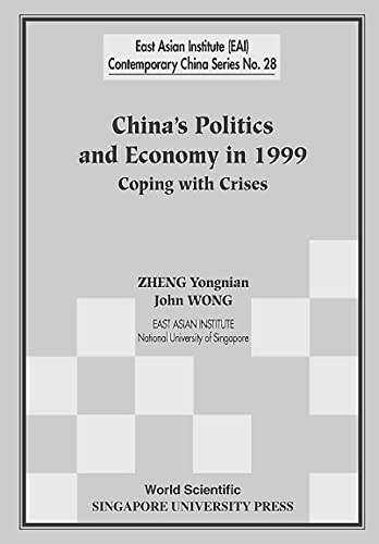 Imagen de archivo de China's Politics and Economy in 1999 a la venta por Books Puddle