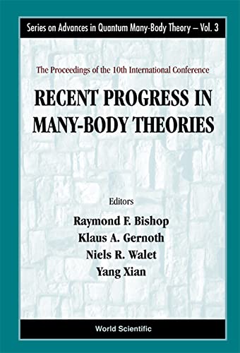 Imagen de archivo de The Proceedings of the 10th International Conference Recent Progress in Many-body Theories a la venta por Mispah books
