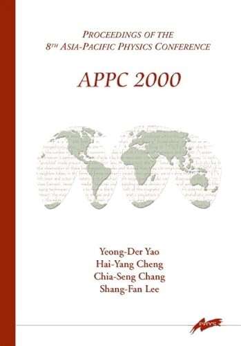 Stock image for Appc 2000: Proceedings of the 8th Asia-Pacific Physics Conference for sale by Mispah books