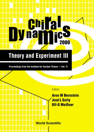 9789810247232: Chiral Dynamics: Theory and Experiment III : Proceedings from the Institute for Nuclear Theory, Vol. 11 Jefferson Laboratory, USA July 17-22, 2000