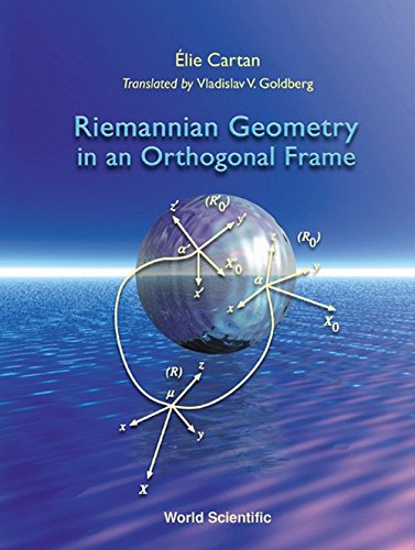 Beispielbild fr Riemannian Geometry in an Orthogonal Frame [Soft Cover ] zum Verkauf von booksXpress