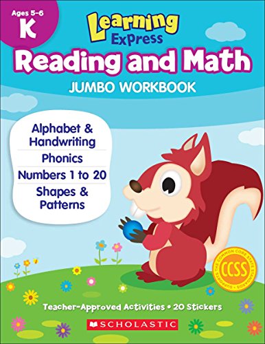 Imagen de archivo de Learning Express Reading and Math Jumbo Workbook Kindergarten a la venta por SecondSale