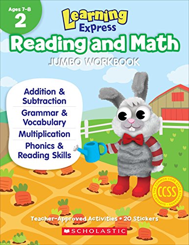 9789810775858: Learning Express Reading and Math Jumbo Workbook Grade 2