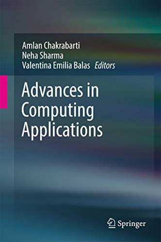 Stock image for Advances in Computing Applications. for sale by Gast & Hoyer GmbH