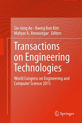 Immagine dell'editore per Transactions on Engineering Technologies. World Congress on Engineering and Computer Science 2015. venduto da Universittsbuchhandlung Herta Hold GmbH
