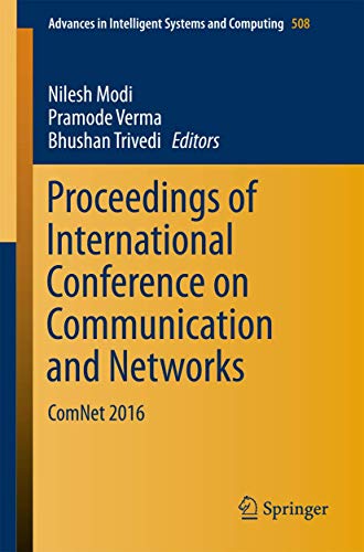 Stock image for Proceedings of International Conference on Communication and Networks. ComNet 2016. for sale by Gast & Hoyer GmbH