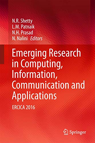 Beispielbild fr Emerging Research in Computing, Information, Communication and Applications: ERCICA 2016 zum Verkauf von AwesomeBooks