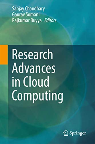 Beispielbild fr Research Advances in Cloud Computing. zum Verkauf von Gast & Hoyer GmbH