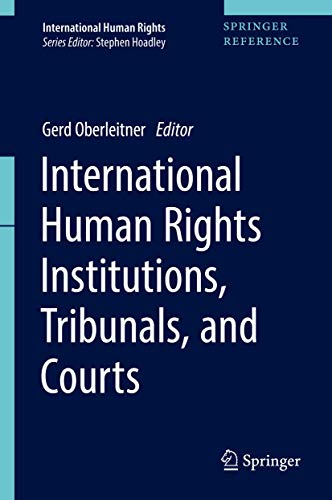 Beispielbild fr International Human Rights Institutions, Tribunals, and Courts zum Verkauf von SpringBooks
