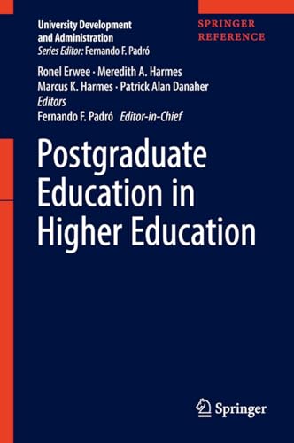Imagen de archivo de Postgraduate Education in Higher Education (University Development and Administration) a la venta por Homeless Books