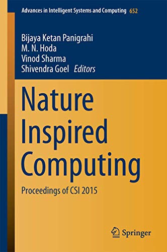 9789811067464: Nature Inspired Computing: Proceedings of CSI 2015: 652