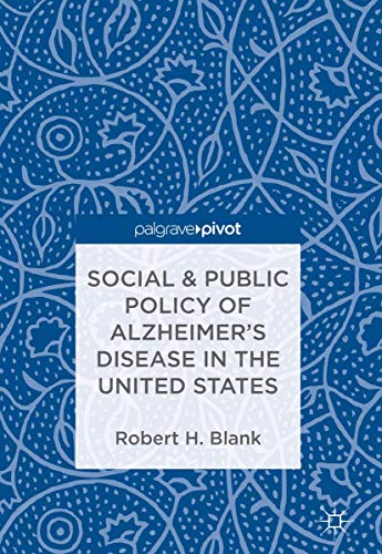 Imagen de archivo de Social Public Policy of Alzheimers Disease in the United States a la venta por Big River Books