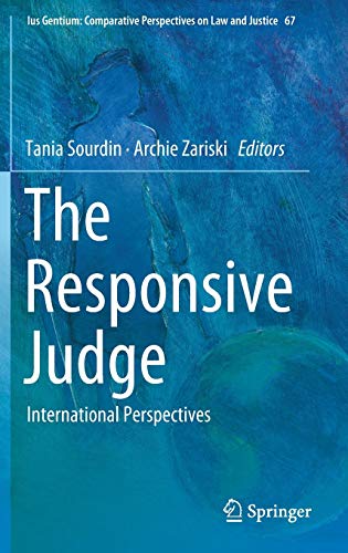 Beispielbild fr The Responsive Judge. International Perspectives. zum Verkauf von Gast & Hoyer GmbH