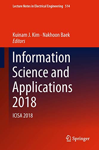 Stock image for Information Science and Applications 2018. ICISA 2018. for sale by Gast & Hoyer GmbH