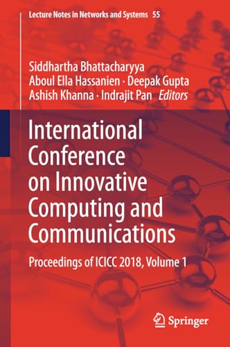 9789811323232: International Conference on Innovative Computing and Communications: Proceedings of Icicc 2018: 55