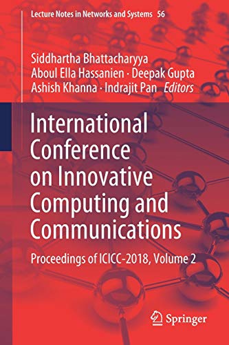 Beispielbild fr International Conference on Innovative Computing and Communications : Proceedings of ICICC 2018, Volume 2 zum Verkauf von Buchpark