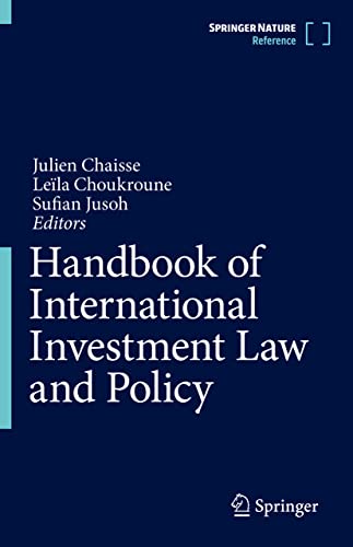 Imagen de archivo de Handbook of International Investment Law and Policy a la venta por ThriftBooks-Dallas