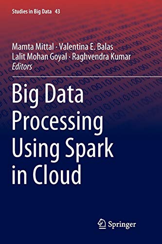 9789811344480: Big Data Processing Using Spark in Cloud: 43 (Studies in Big Data)
