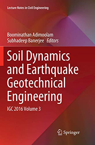 9789811344510: Soil Dynamics and Earthquake Geotechnical Engineering: IGC 2016 Volume 3