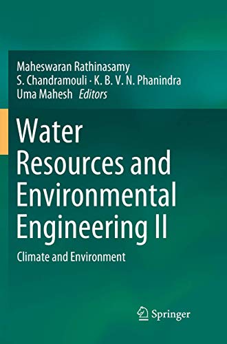 9789811347221: Water Resources and Environmental Engineering II: Climate and Environment