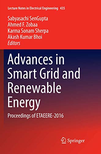 9789811350986: Advances in Smart Grid and Renewable Energy: Proceedings of ETAEERE-2016 (Lecture Notes in Electrical Engineering, 435)