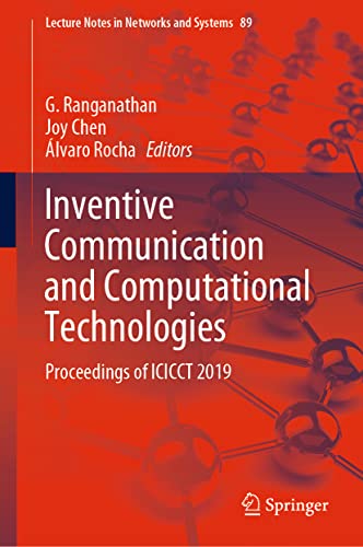 9789811501456: Inventive Communication and Computational Technologies: Proceedings of ICICCT 2019: 89 (Lecture Notes in Networks and Systems)