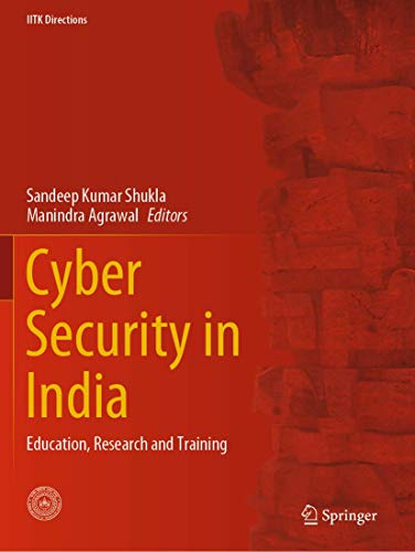 9789811516771: Cyber Security in India: Education, Research and Training
