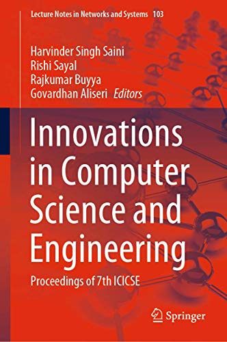 9789811520426: Innovations in Computer Science and Engineering: Proceedings of 7th ICICSE: 103 (Lecture Notes in Networks and Systems)