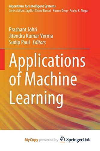9789811533587: Applications of Machine Learning