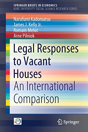 9789811566400: Legal Responses to Vacant Houses: An International Comparison (SpringerBriefs in Economics)