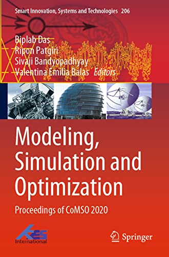 9789811598319: Modeling, Simulation and Optimization: Proceedings of CoMSO 2020: 206 (Smart Innovation, Systems and Technologies, 206)