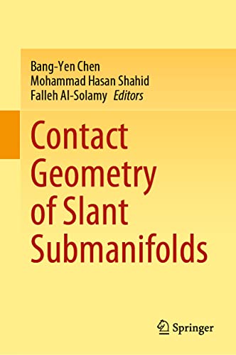 Stock image for Contact Geometry of Slant Submanifolds for sale by GF Books, Inc.