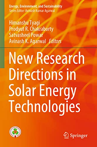 Imagen de archivo de New Research Directions in Solar Energy Technologies (Energy, Environment, and Sustainability) a la venta por WorldofBooks