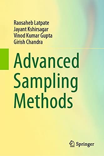 Stock image for Advanced Sampling Methods for sale by Books Unplugged