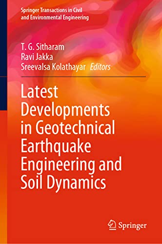 9789811614675: Latest Developments in Geotechnical Earthquake Engineering and Soil Dynamics (Springer Transactions in Civil and Environmental Engineering)