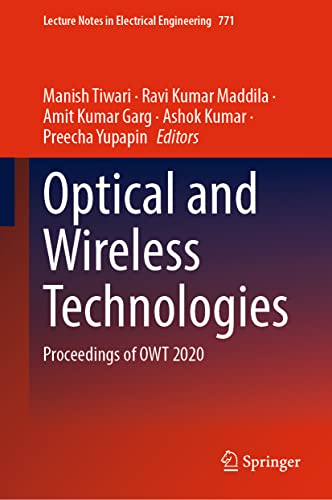 Imagen de archivo de Optical and Wireless Technologies. Proceedings of OWT 2020. a la venta por Gast & Hoyer GmbH