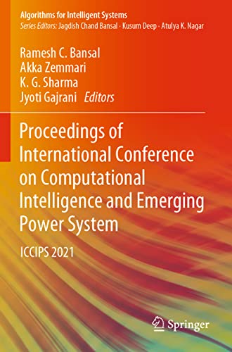 Beispielbild fr Proceedings of International Conference on Computational Intelligence and Emerging Power System : ICCIPS 2021 zum Verkauf von Buchpark