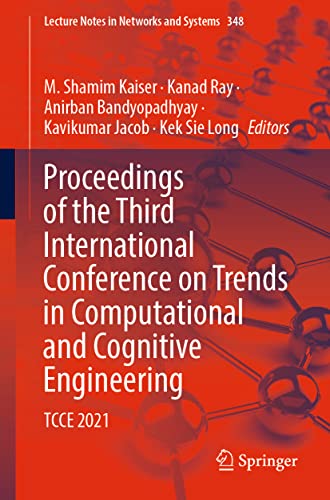 Imagen de archivo de Proceedings of the Third International Conference on Trends in Computational and Cognitive Engineering: Tcce 2021 a la venta por Revaluation Books
