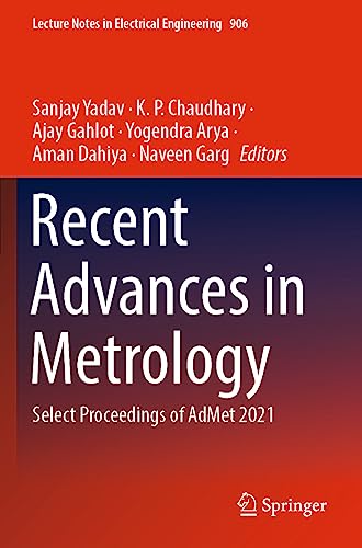 Stock image for Recent Advances in Metrology: Select Proceedings of AdMet 2021 for sale by Kennys Bookshop and Art Galleries Ltd.