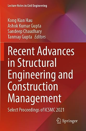 Beispielbild fr Recent Advances in Structural Engineering and Construction Management: Select Proceedings of ICSMC 2021 (Lecture Notes in Civil Engineering, 277) zum Verkauf von Mispah books