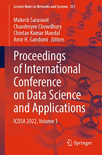 Beispielbild fr Proceedings of International Conference on Data Science and Applications : ICDSA 2022, Volume 1 zum Verkauf von Buchpark