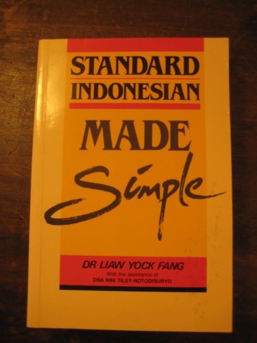 Imagen de archivo de Standard Indonesian Made Simple a la venta por The Maryland Book Bank