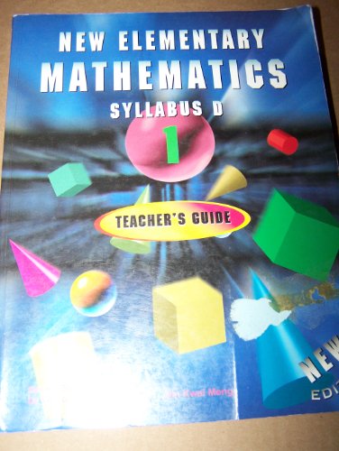 Stock image for New Elementary Mathematics Syllabus D Teacher's Guide for sale by HPB-Red