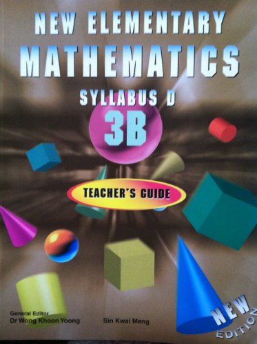Imagen de archivo de New Elementary Mathematics Syllabus D 3B a la venta por Goodwill of Colorado