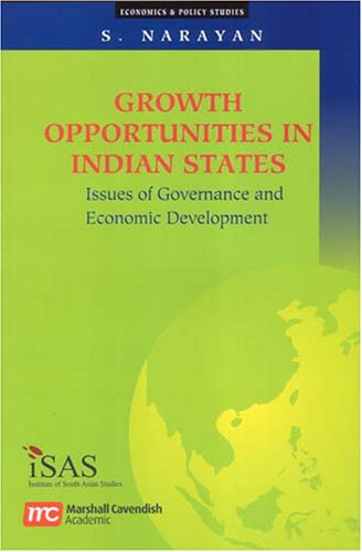 Beispielbild fr Growth Opportunities In Indian States: Issues of governance and economic development zum Verkauf von J. HOOD, BOOKSELLERS,    ABAA/ILAB