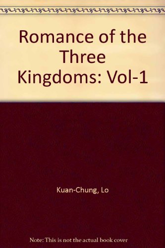 Imagen de archivo de Romance of the Three Kingdoms, Volume I a la venta por SecondSale