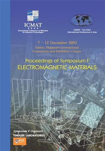 Stock image for Electromagnetic Materials - Proceedings of the Symposium F for sale by suffolkbooks