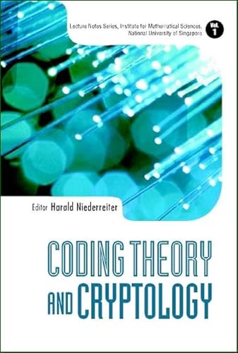 Stock image for Coding Theory and Cryptology (Lecture Notes Series, Institute for Mathematical Sciences, National University of Singapore) for sale by SecondSale